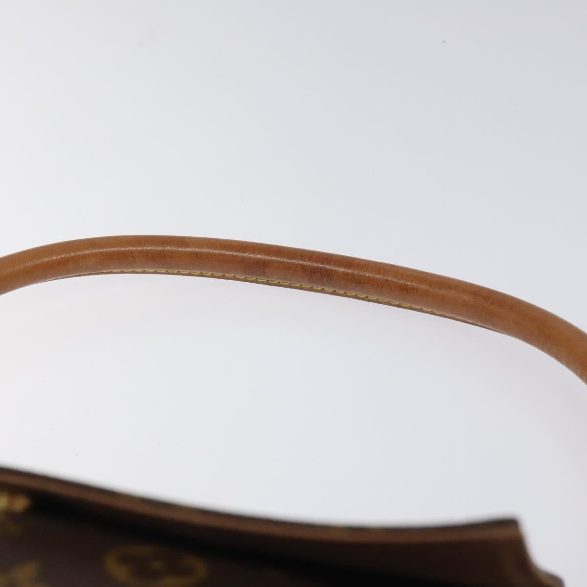 Louis Vuitton Mini looping, Brown, Canvas, shoulder