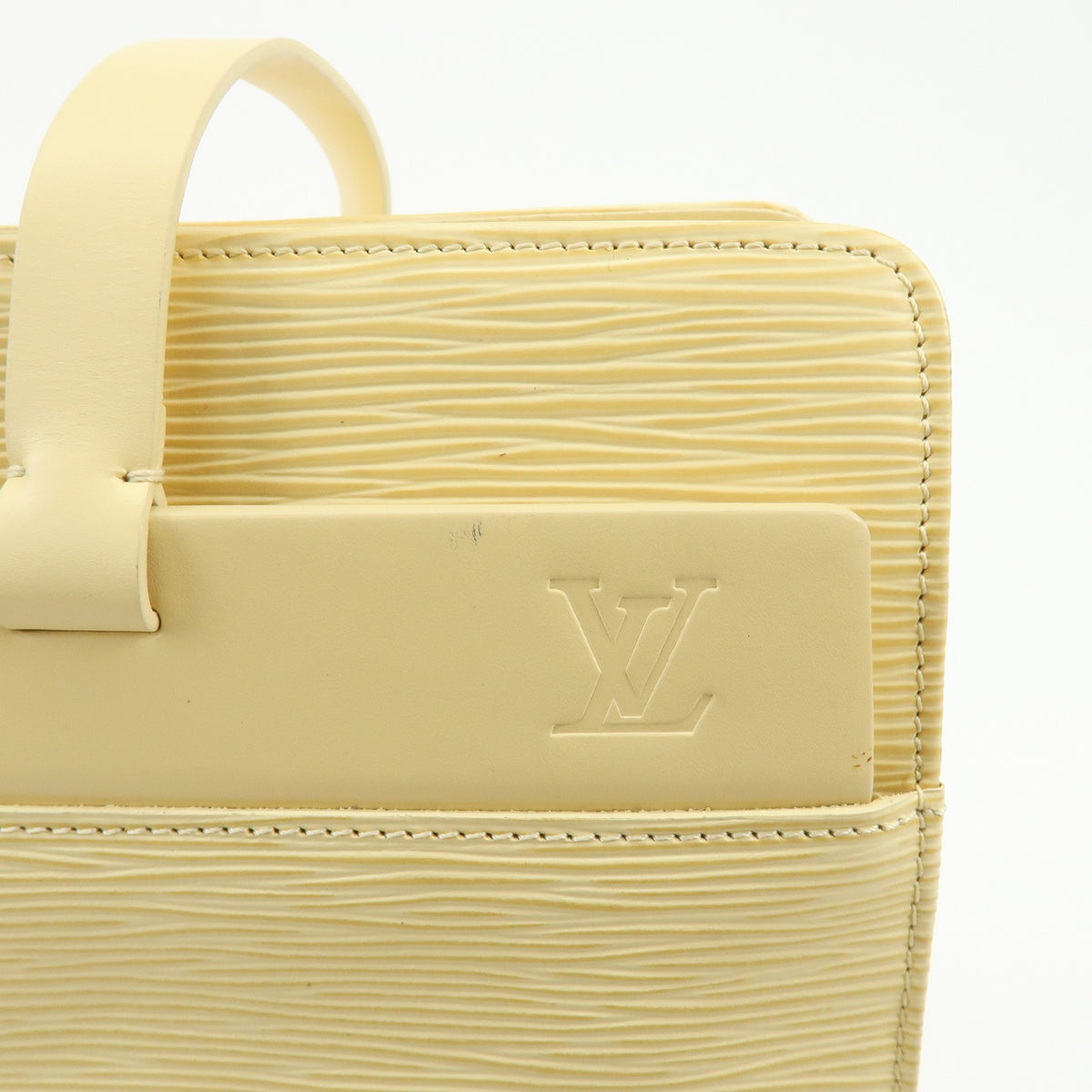 Louis Vuitton Croisette Epi Leather, Yellow, Leather, Tote Bag