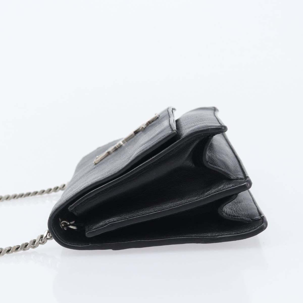 Saint Laurent West Hollywood Leather, Black, Leather, Shoulder Bag