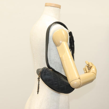 Chanel Vintage, Black, Leather, shoulder
