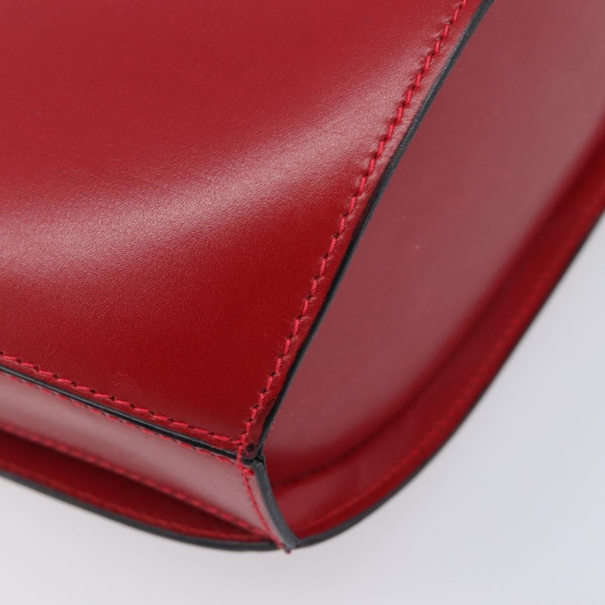 Bally Vintage Leather, Red, Leather, Shoulder Bag