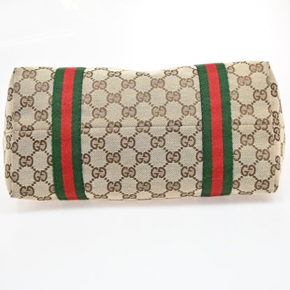 Gucci Jolicoeur GG Canvas, Brown, Canvas, Tote Bag