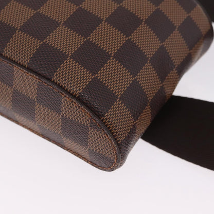 Louis Vuitton Geronimos Waist Damier, Brown, Canvas, Shoulder Bag