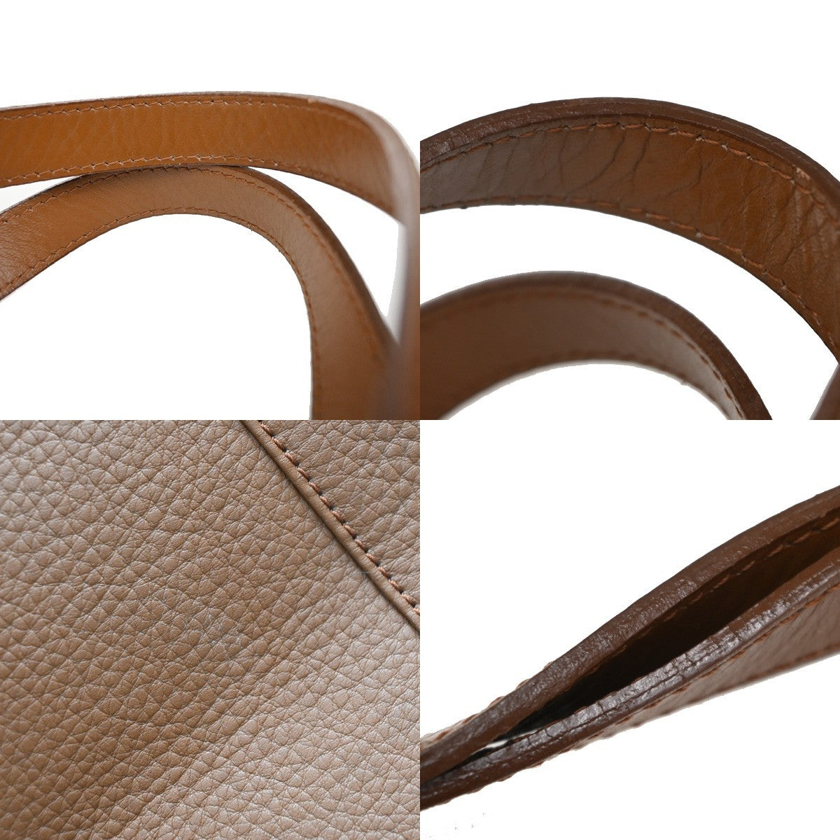 Burberry Vintage Zip Leather, Brown, Leather, Tote Bag