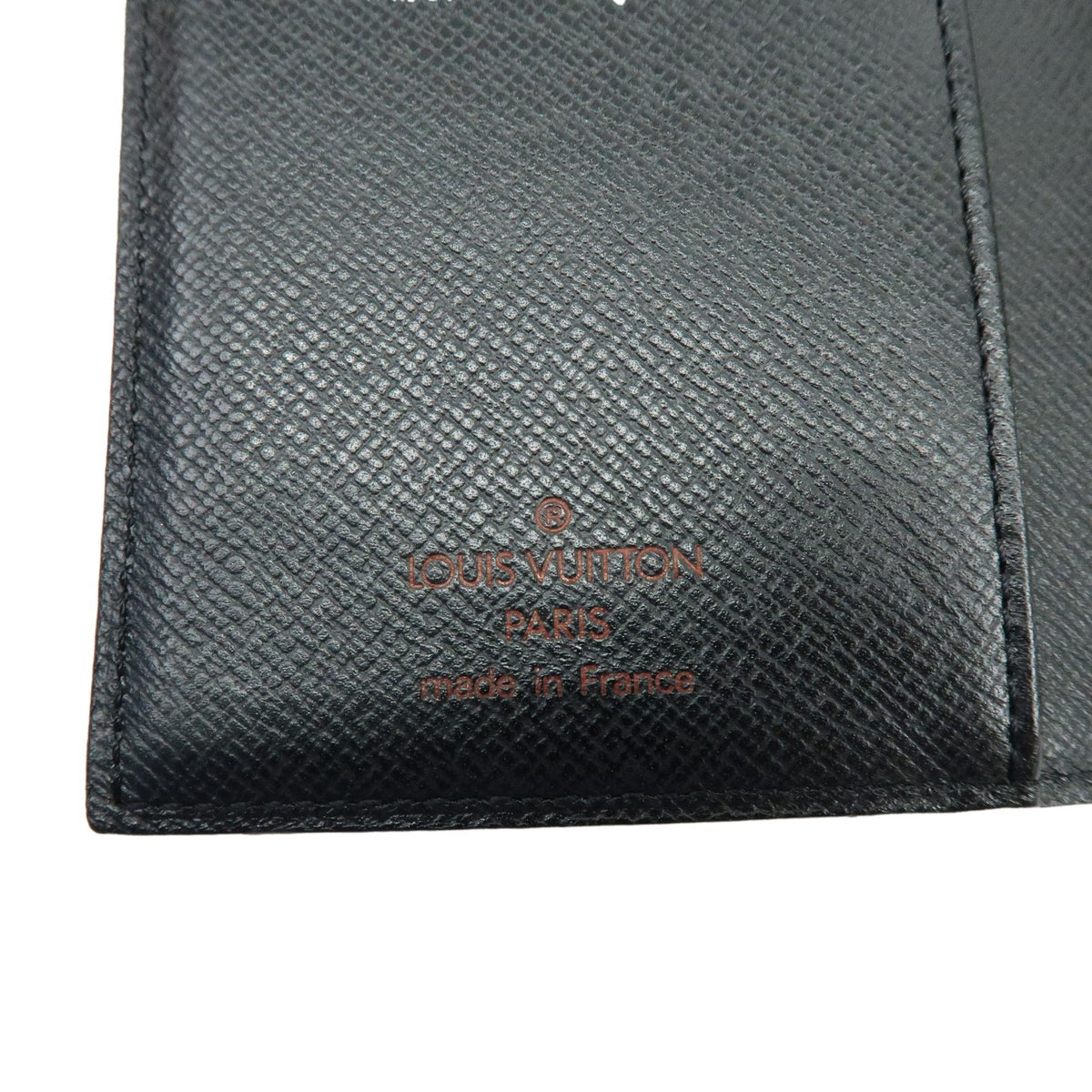 Louis Vuitton Ring Agenda Cover Epi Leather, Black, Leather, Briefcase