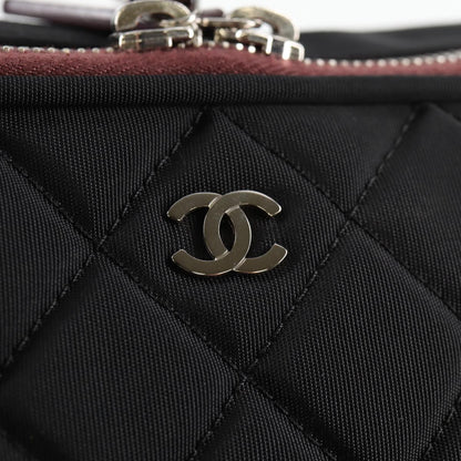 Chanel Cc, Black, NYLON, clutch