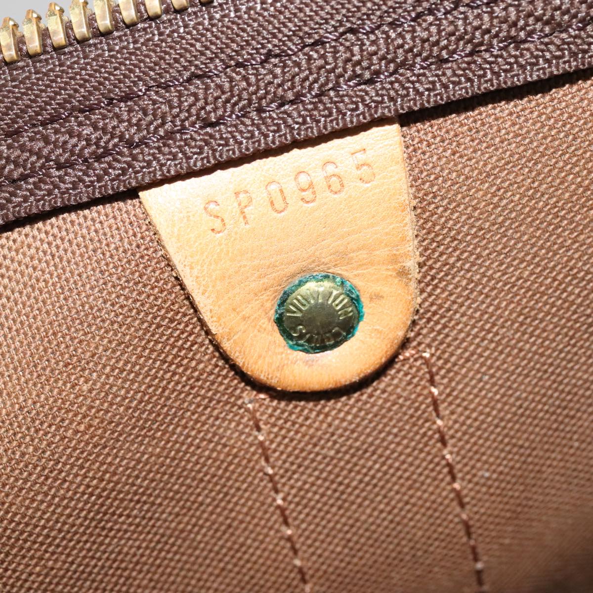 Louis Vuitton Keepall 60, Brown, Canvas, travel