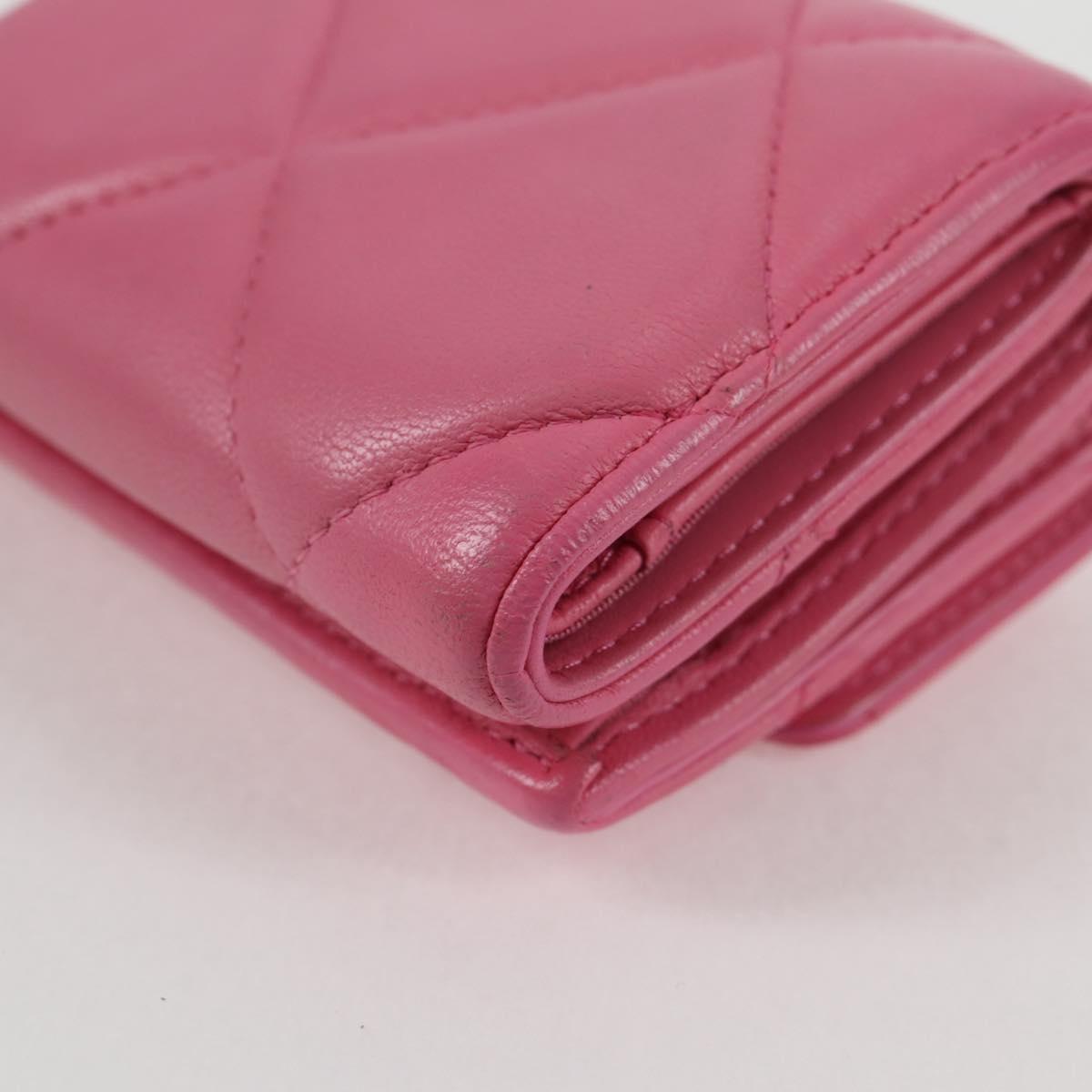 Chanel Chanel 19, Pink, Leather, wallet
