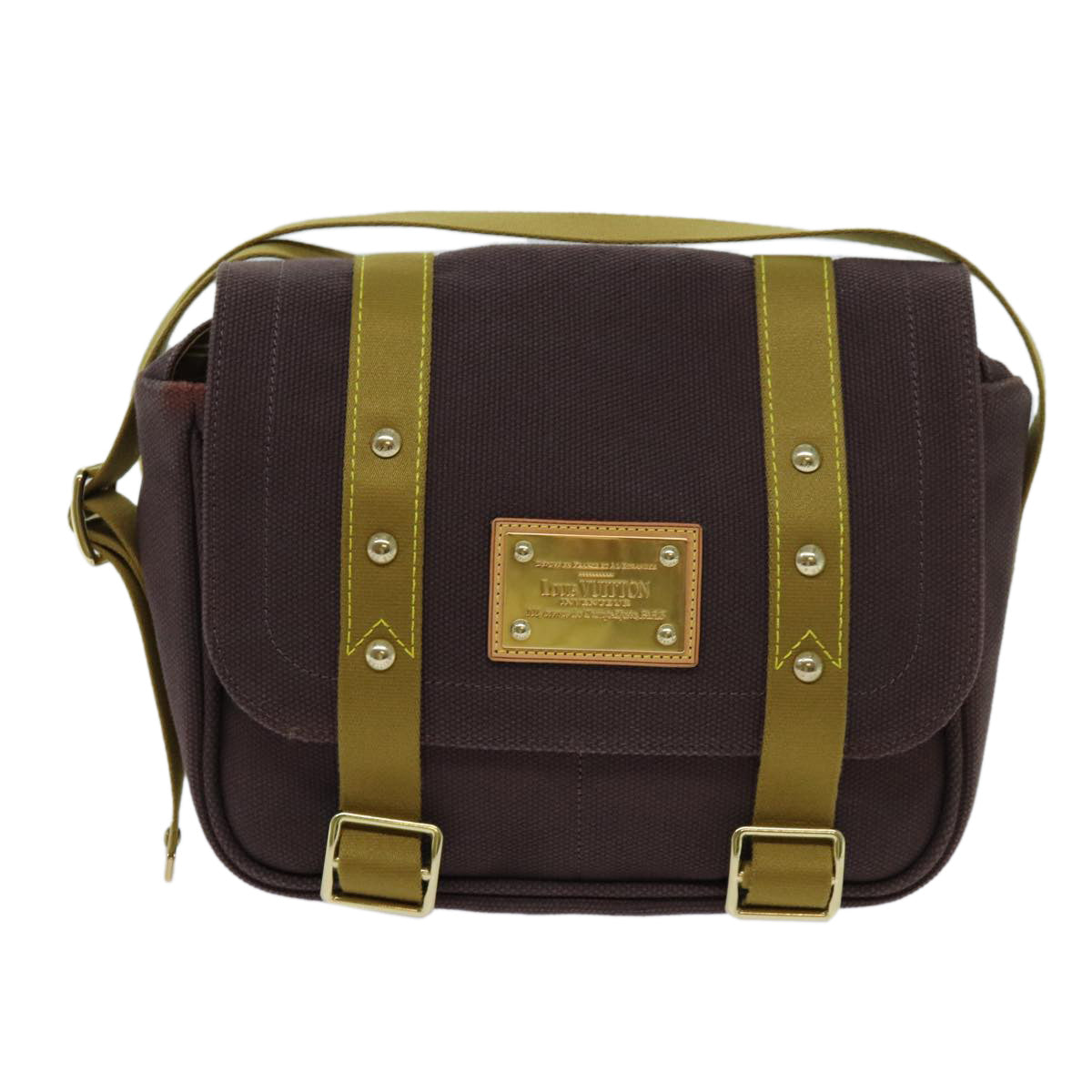 Louis Vuitton Antigua, Brown, Canvas, shoulder