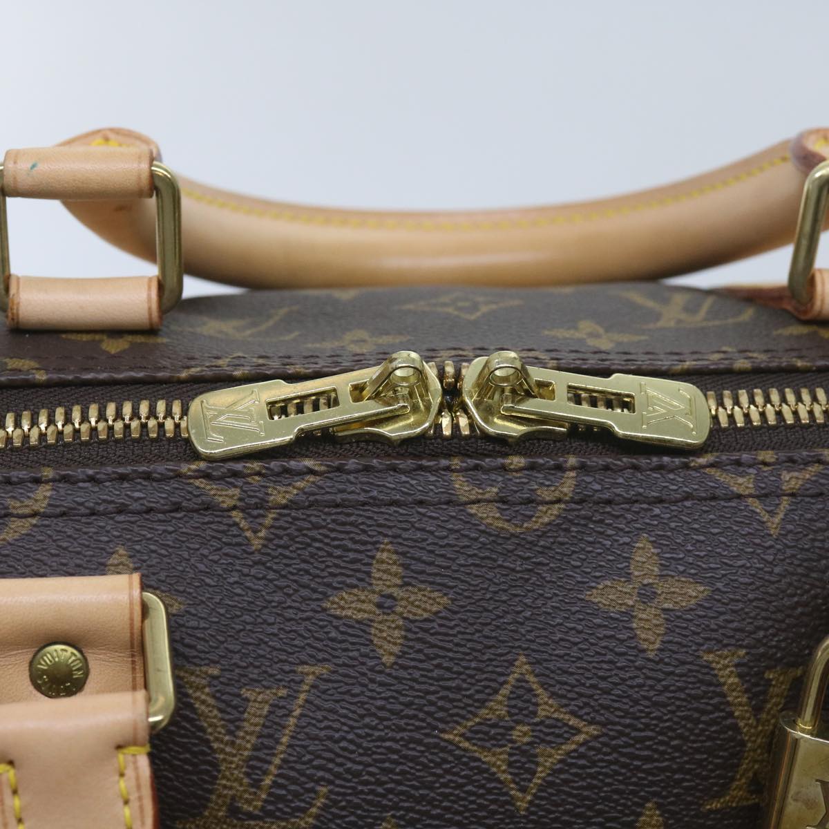 Louis Vuitton Keepall 50, Brown, Canvas, travel