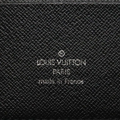 Louis Vuitton Agenda cover, Black, Leather, wallet