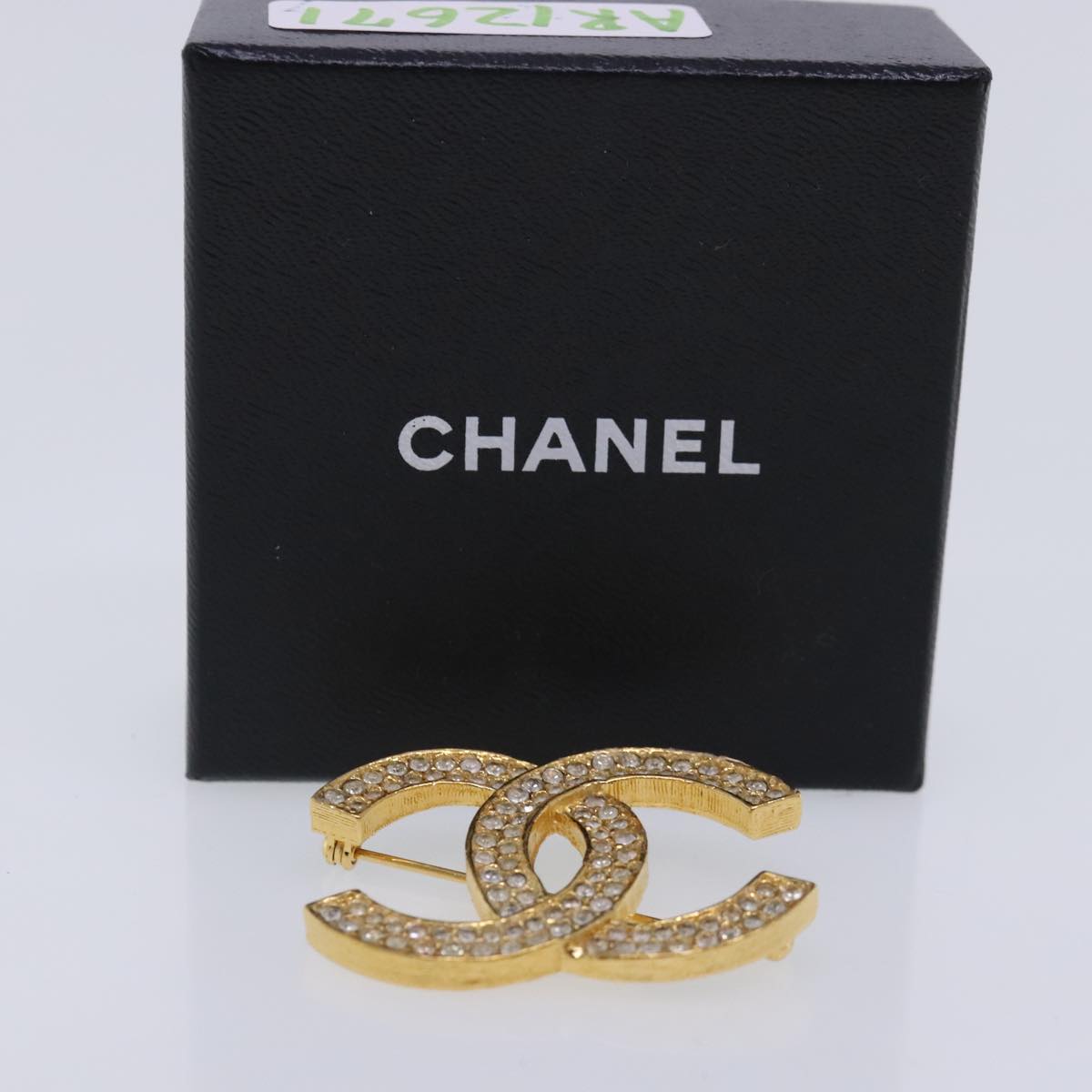 Chanel Coco Mark, Gold, Metal, brooch