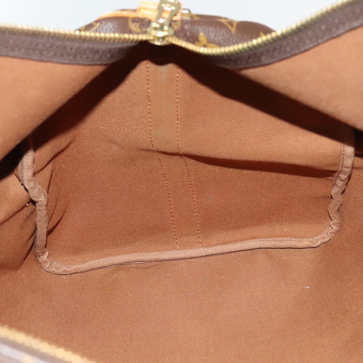 Louis Vuitton Keepall Bandoulière 55, Brown, Canvas, travel