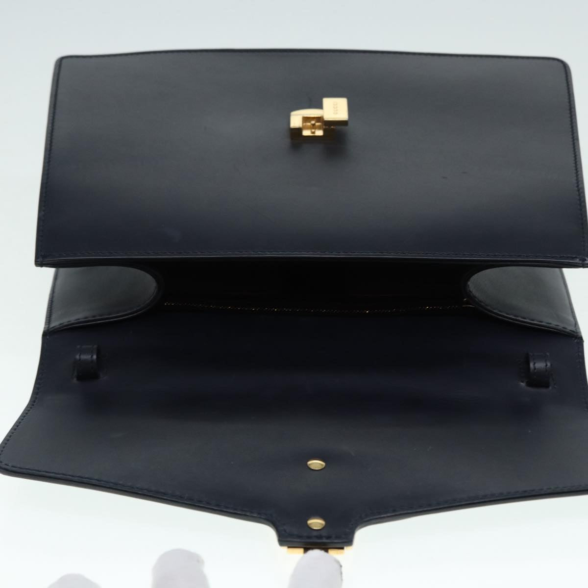 Gucci Sylvie, Black, Leather, handbag