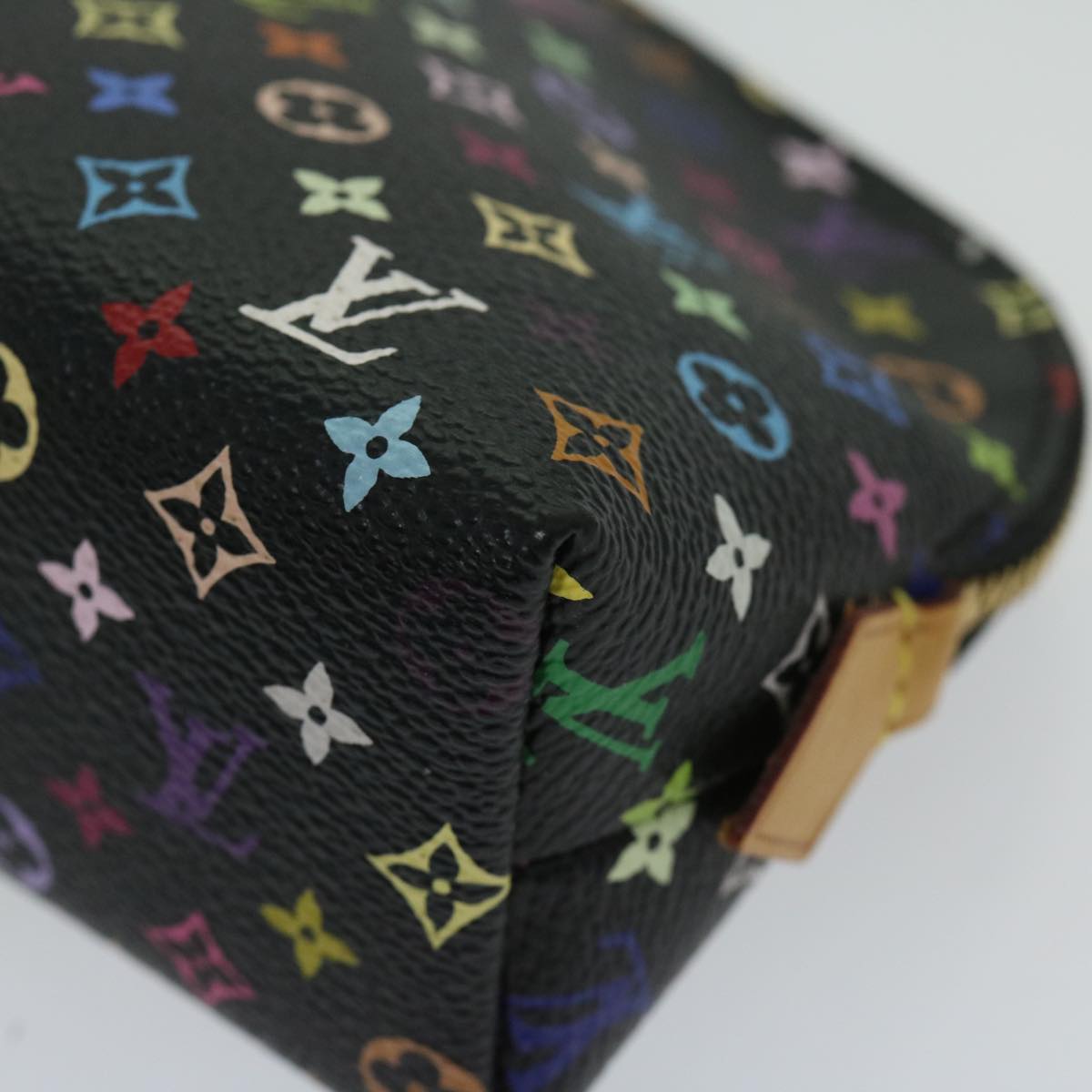 Louis Vuitton Cosmetic pouch, Black, Canvas, clutch