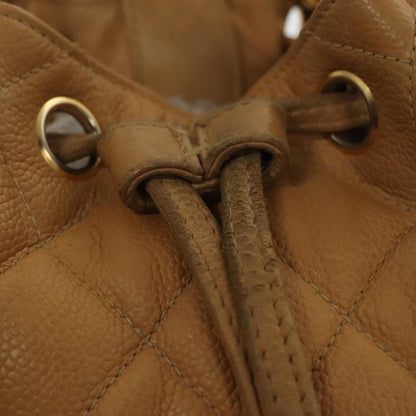 Chanel Vintage, Yellow, Leather, backpack