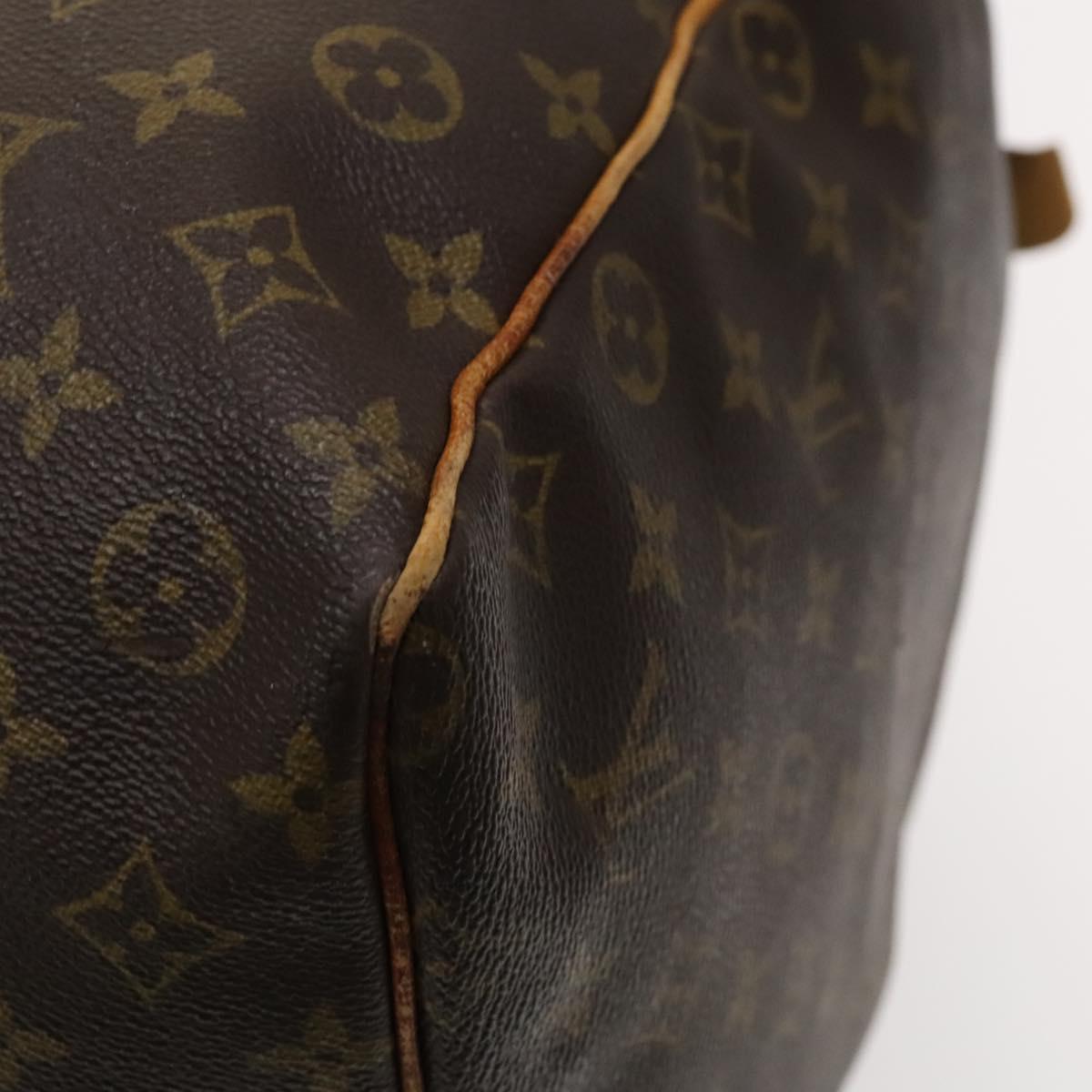 Louis Vuitton Keepall 60, Brown, Canvas, travel