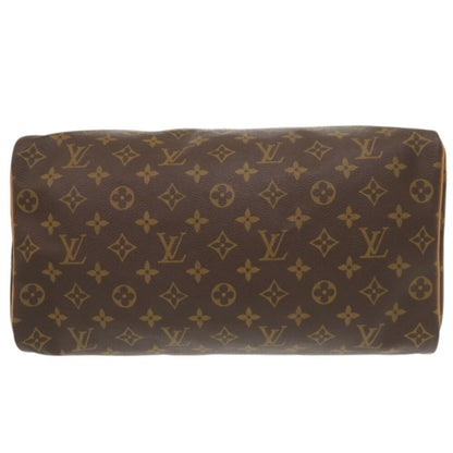 Louis Vuitton Speedy 35, Brown, Canvas, handbag