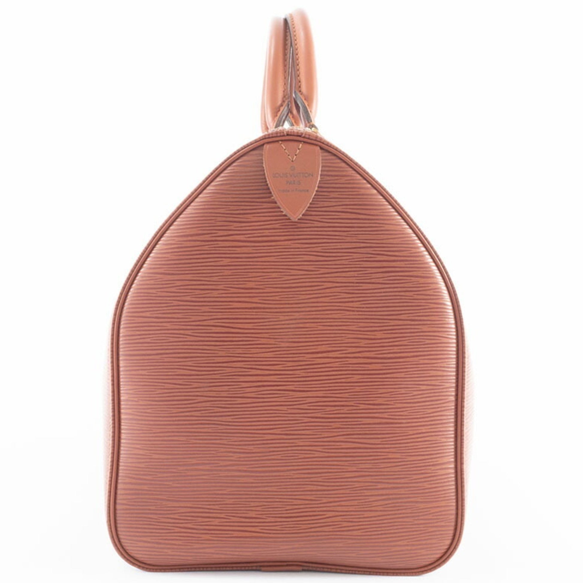 Louis Vuitton Speedy 35, Camel, Leather, handbag
