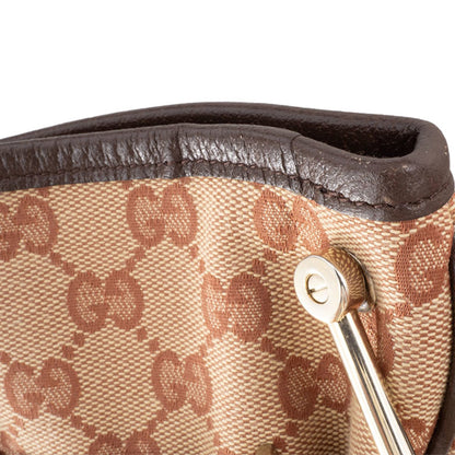 Gucci Horsebit, "BEIGE, BROWN", "CANVAS, LEATHER", shoulder