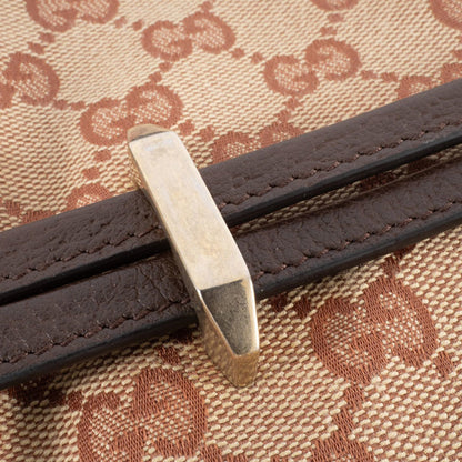 Gucci Horsebit, "BEIGE, BROWN", "CANVAS, LEATHER", shoulder