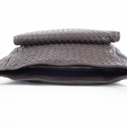 Bottega Veneta Intrecciato, Brown, Leather, shoulder
