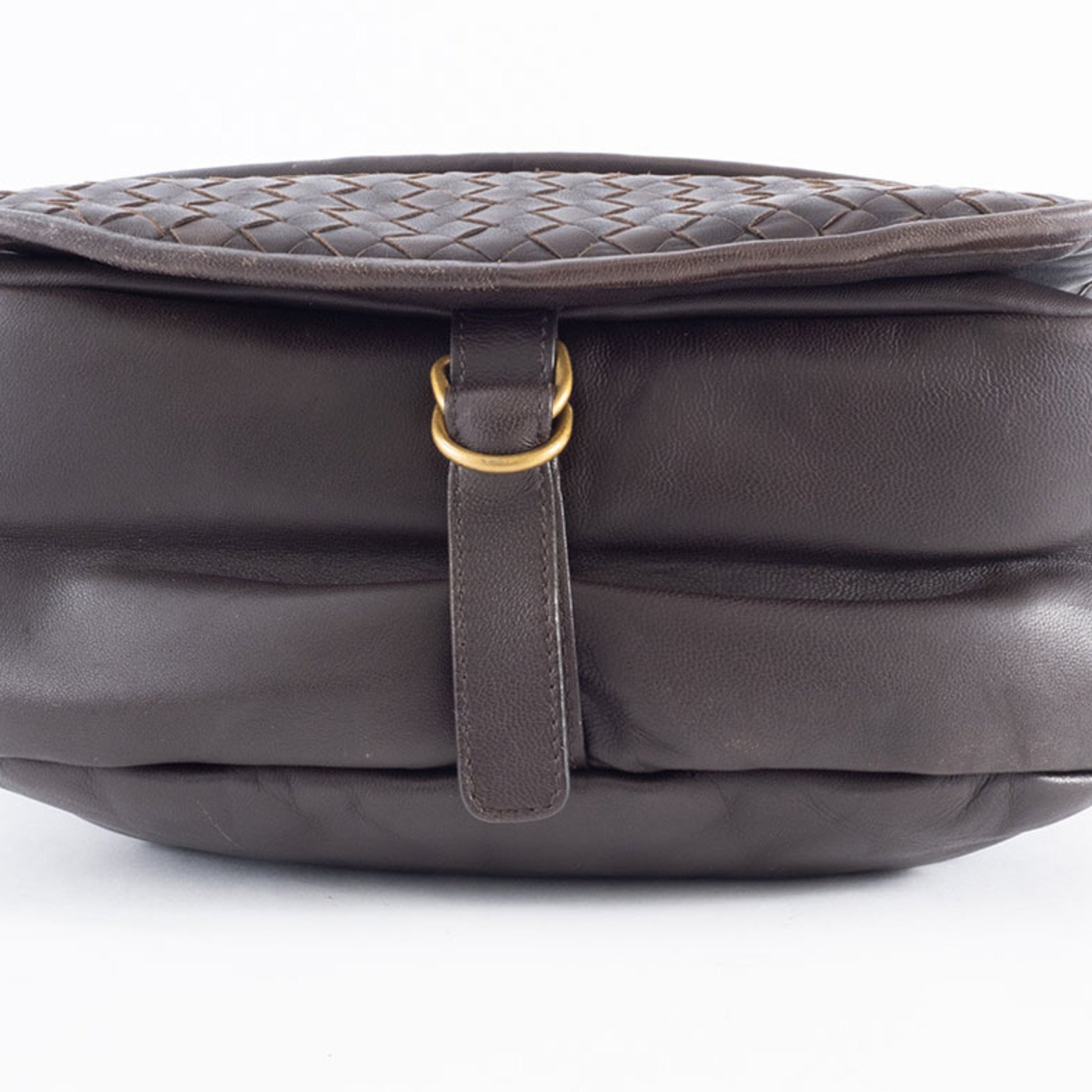 Bottega Veneta Intrecciato, Brown, Leather, shoulder