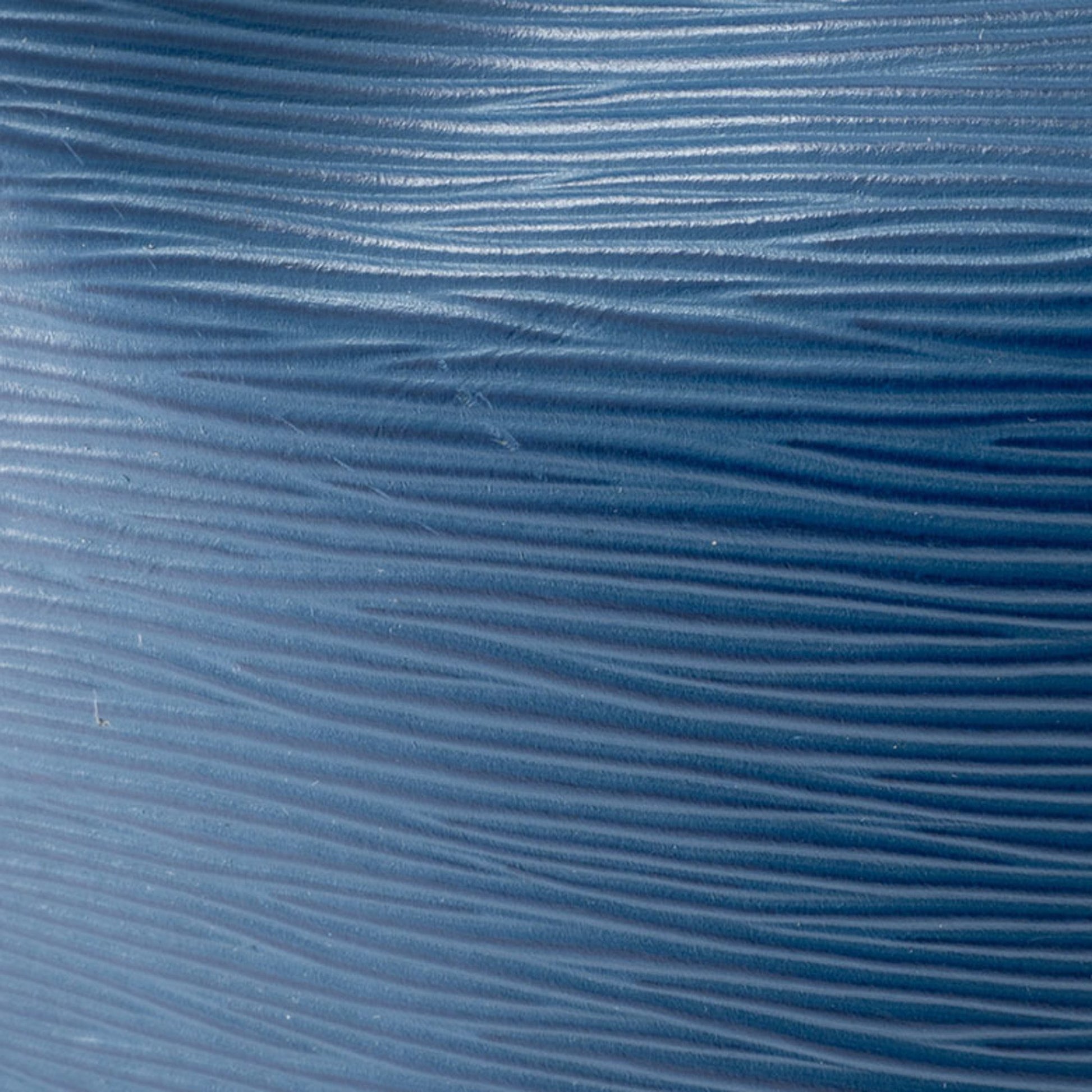Louis Vuitton Noé, Blue, Leather, shoulder