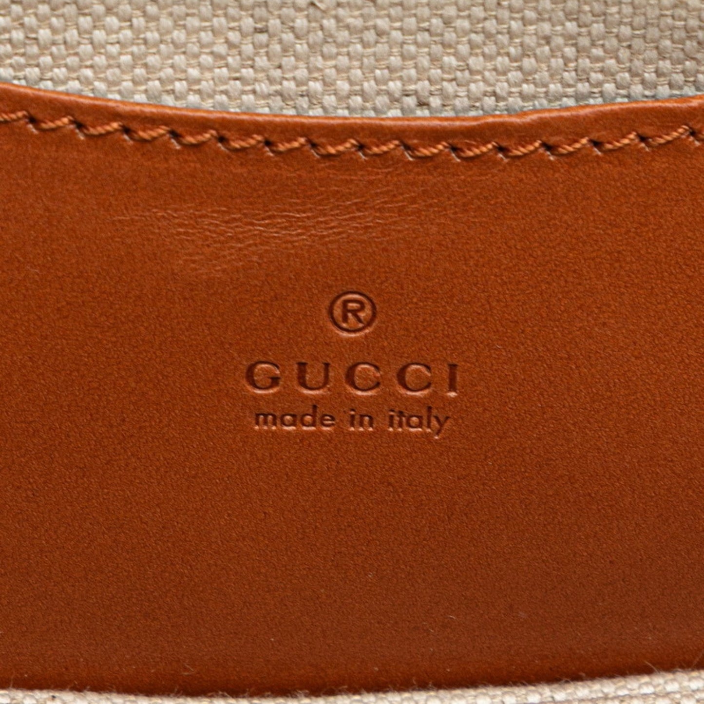 Gucci GG Supreme, "BEIGE, BROWN", Canvas, clutch