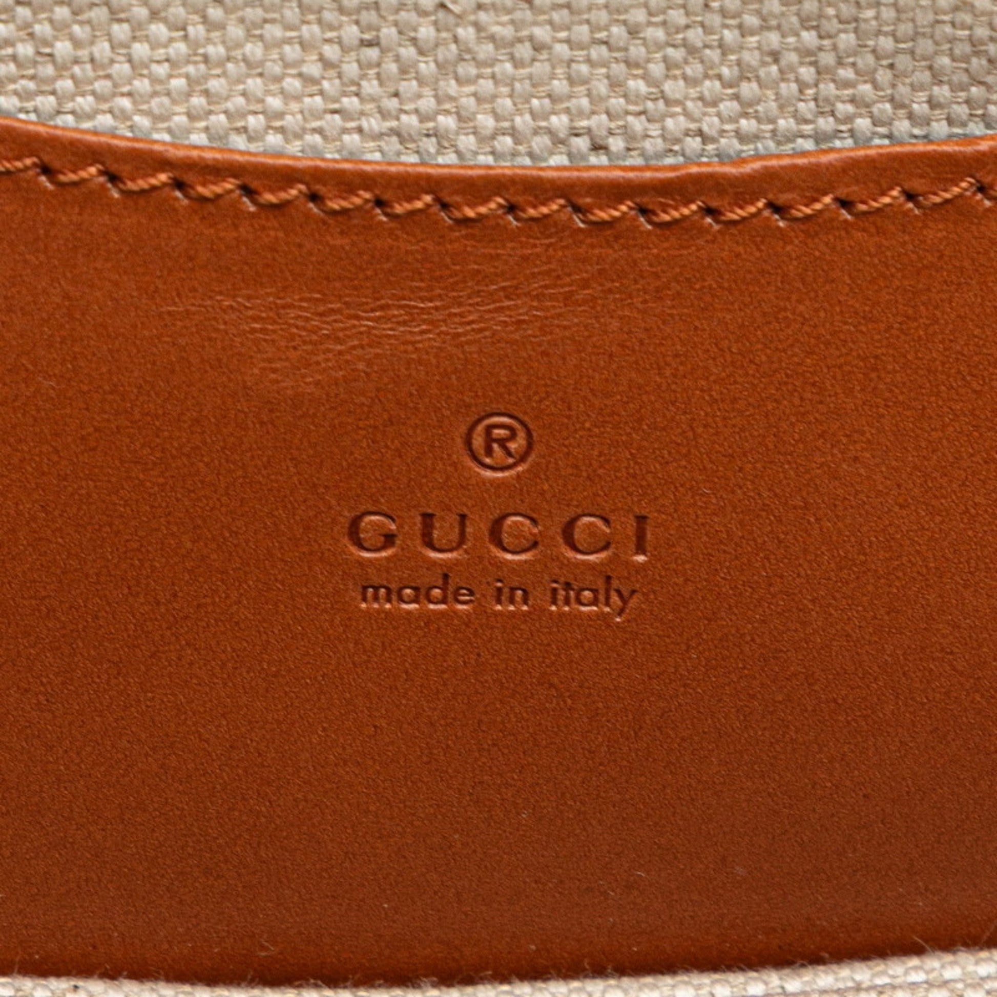 Gucci GG Supreme, "BEIGE, BROWN", Canvas, clutch