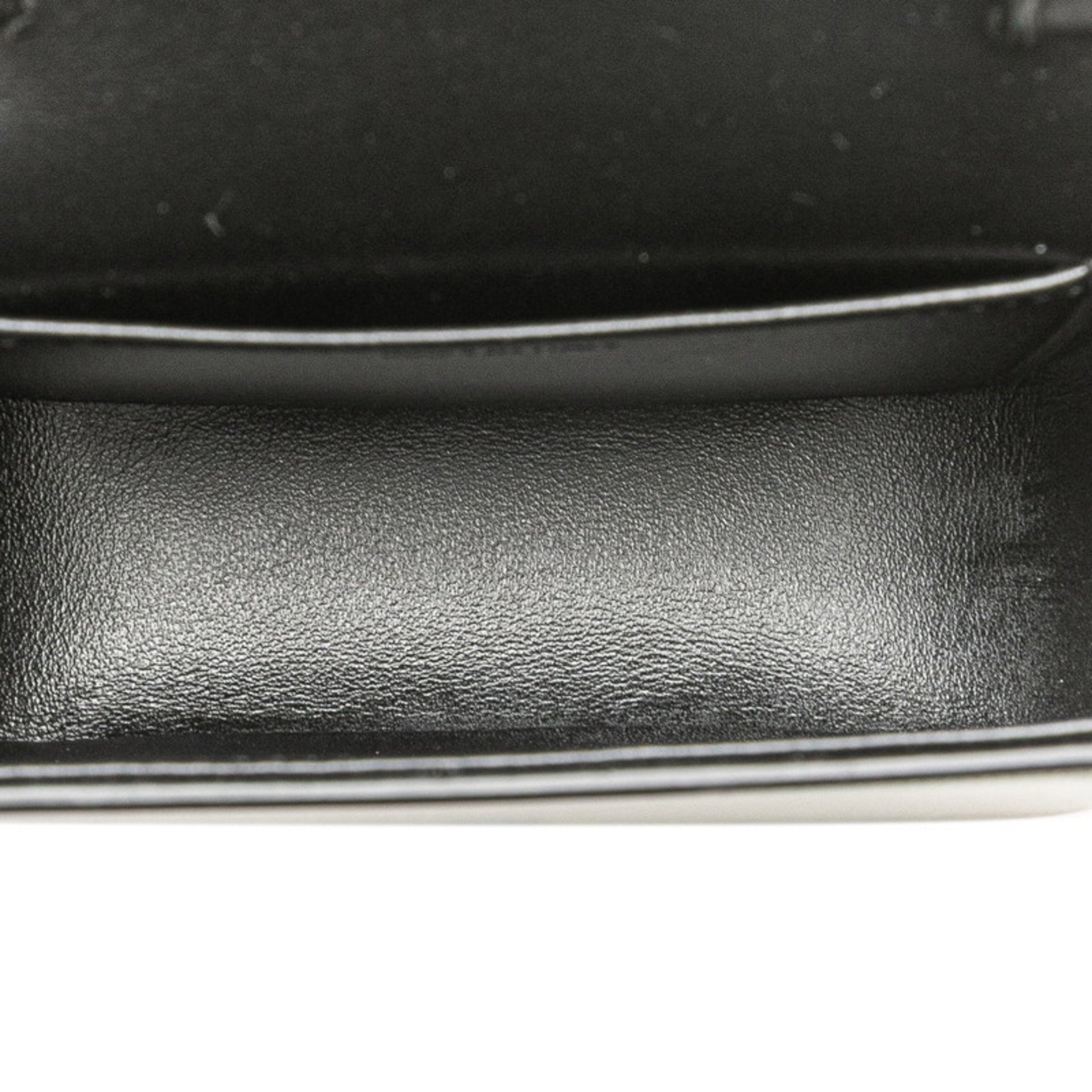 Céline Triomphe Vintage, Black, Leather, shoulder