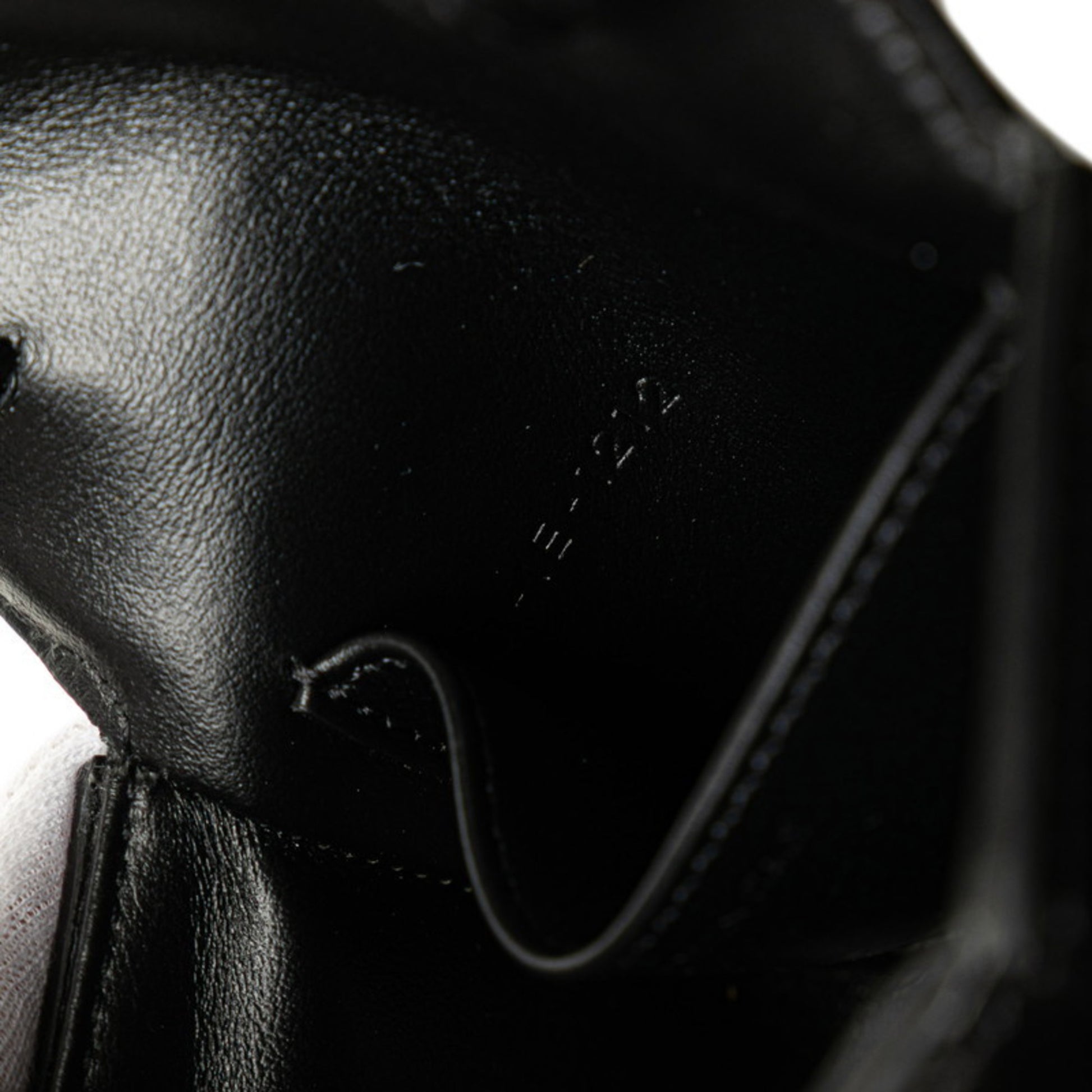 Céline Triomphe Vintage, Black, Leather, shoulder