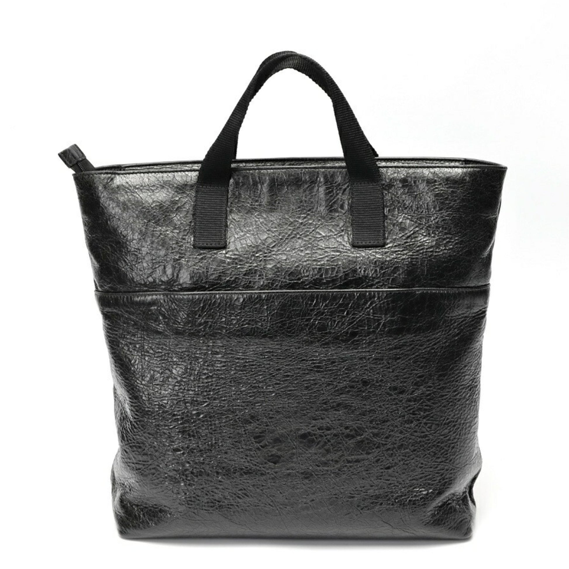 Balenciaga Explorer, Black, Leather, shoulder