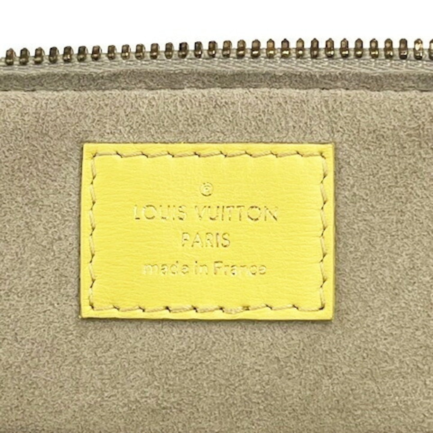 Louis Vuitton Alma BB, Yellow, "CANVAS, LEATHER", handbag