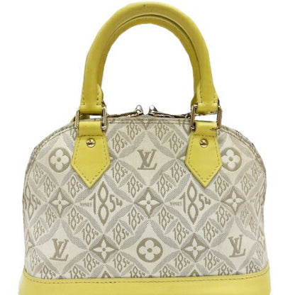 Louis Vuitton Alma BB, Yellow, "CANVAS, LEATHER", handbag