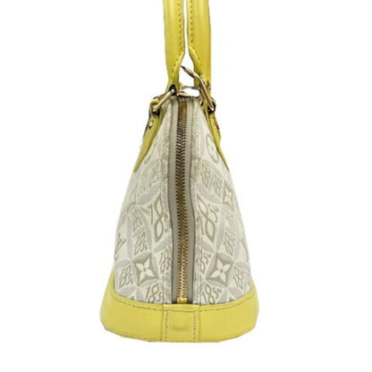 Louis Vuitton Alma BB, Yellow, "CANVAS, LEATHER", handbag