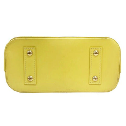 Louis Vuitton Alma BB, Yellow, "CANVAS, LEATHER", handbag