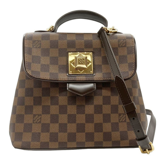 Louis Vuitton Bergamo, Brown, Canvas, shoulder