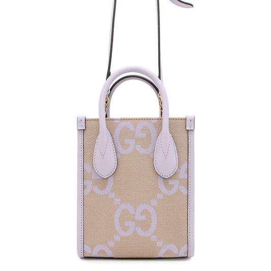 Gucci Interlocking G, Beige, "CANVAS, LEATHER", handbag