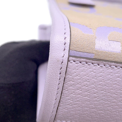 Gucci Interlocking G, Beige, "CANVAS, LEATHER", handbag