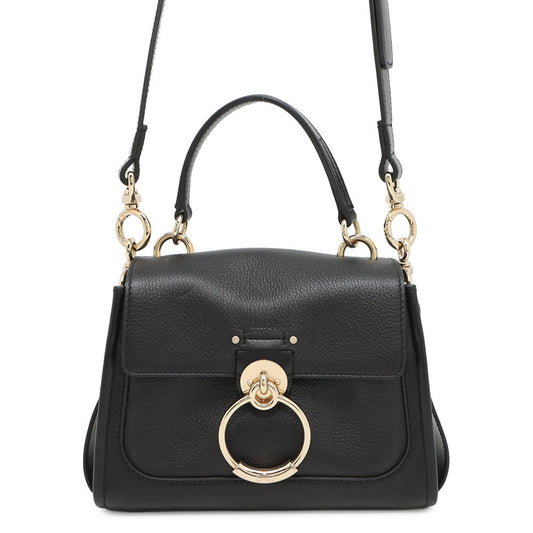 Chloé Tess Day, Black, Leather, handbag