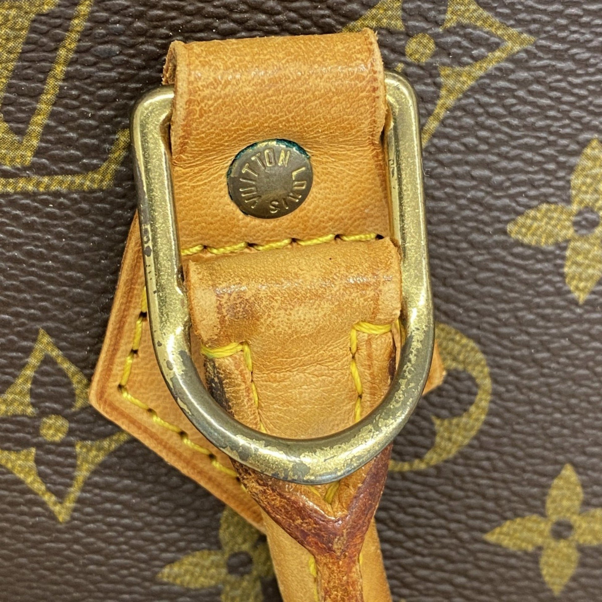 Louis Vuitton Alma, Brown, Canvas, handbag