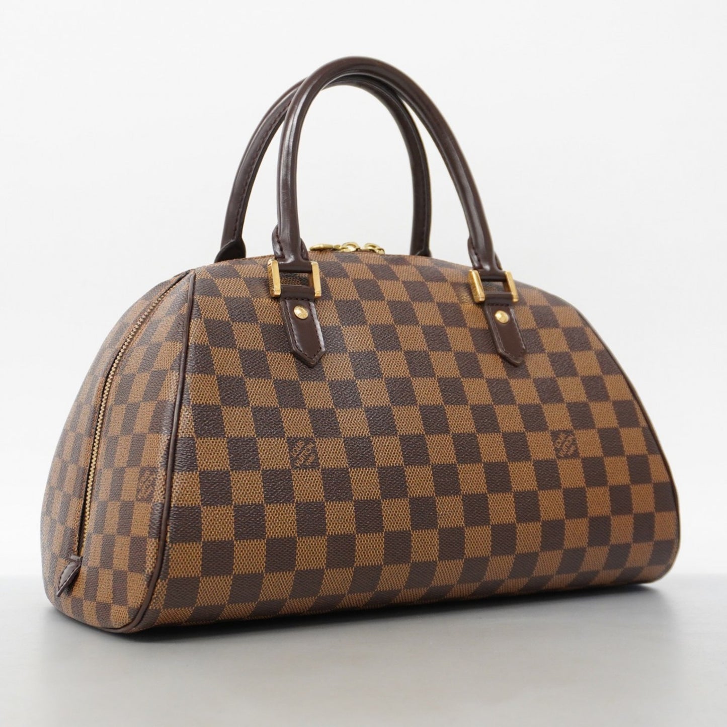 Louis Vuitton Ribera, Brown, Canvas, handbag