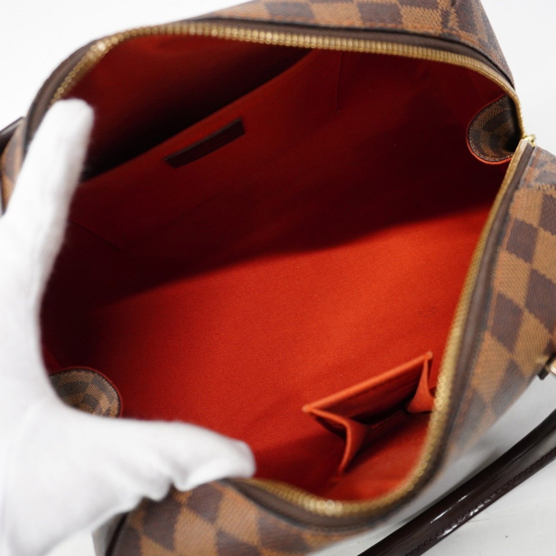 Louis Vuitton Ribera, Brown, Canvas, handbag