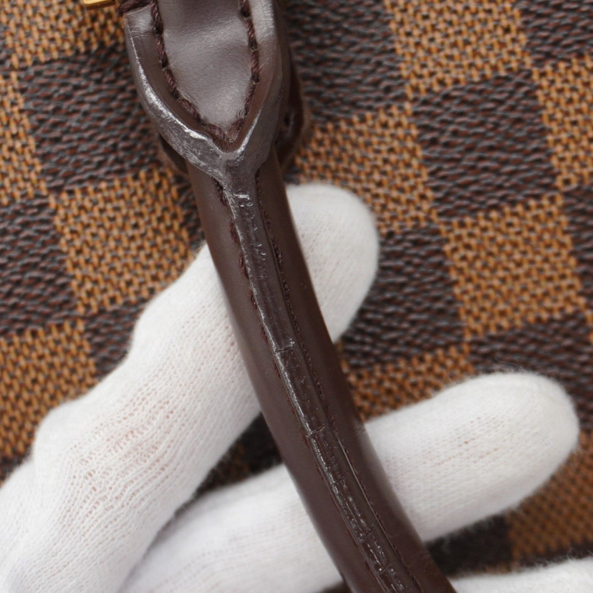 Louis Vuitton Ribera, Brown, Canvas, handbag