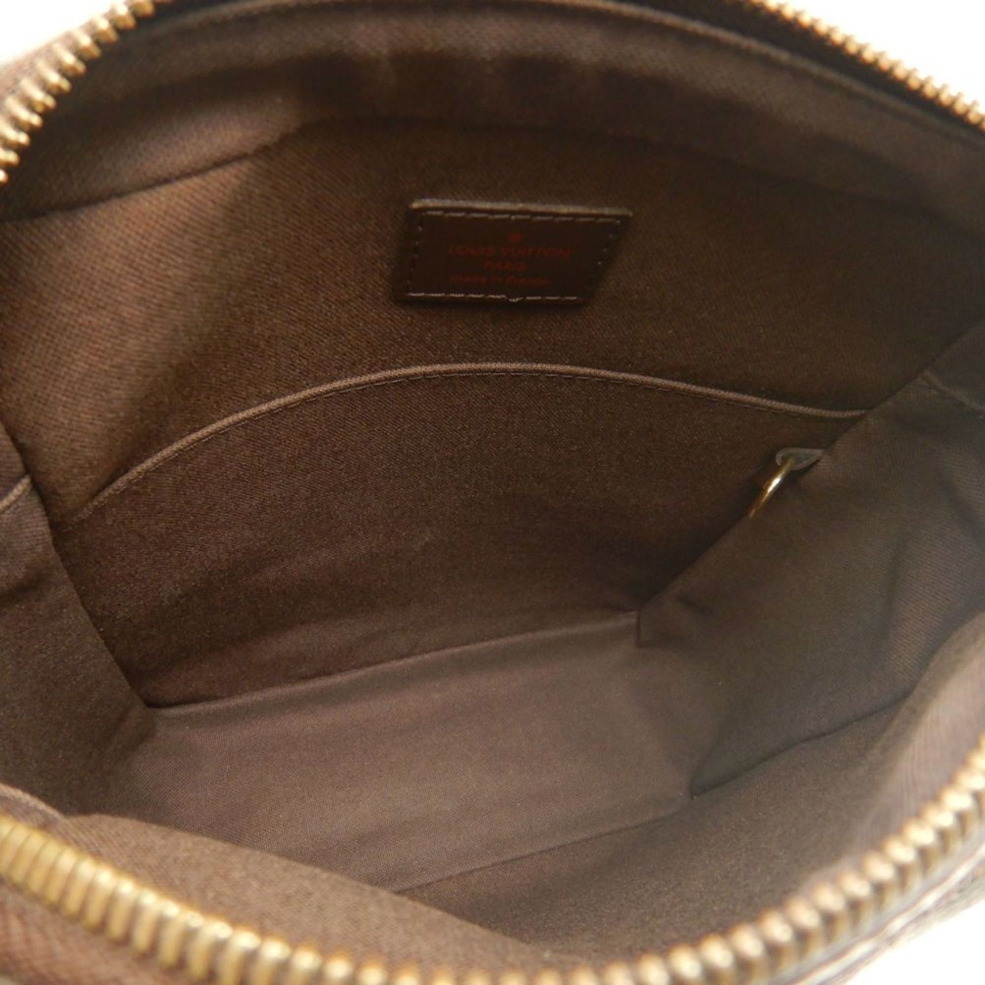 Louis Vuitton Trotteur, Brown, Canvas, shoulder
