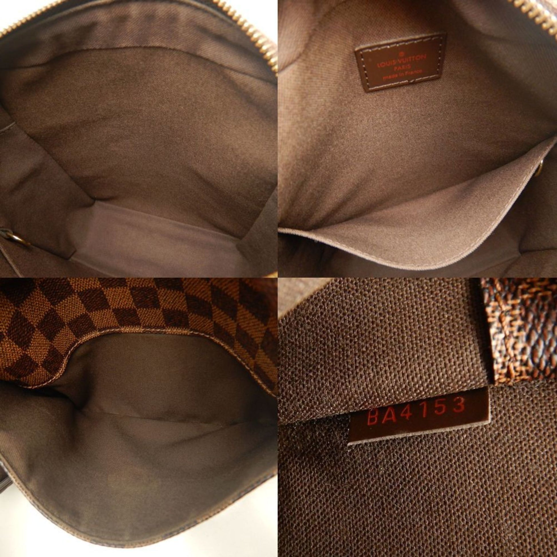 Louis Vuitton Trotteur, Brown, Canvas, shoulder