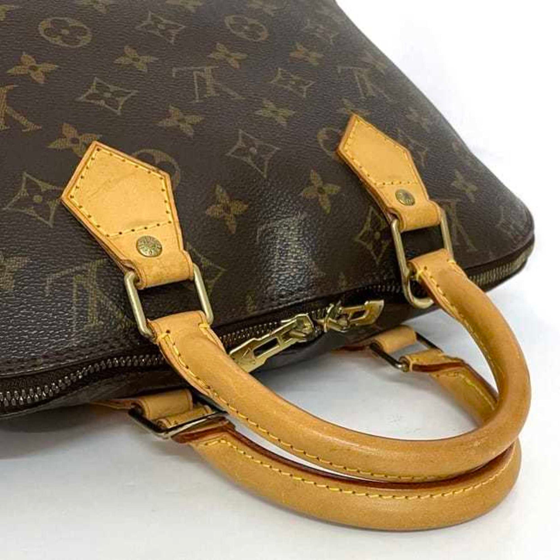 Louis Vuitton Alma, Brown, Canvas, handbag