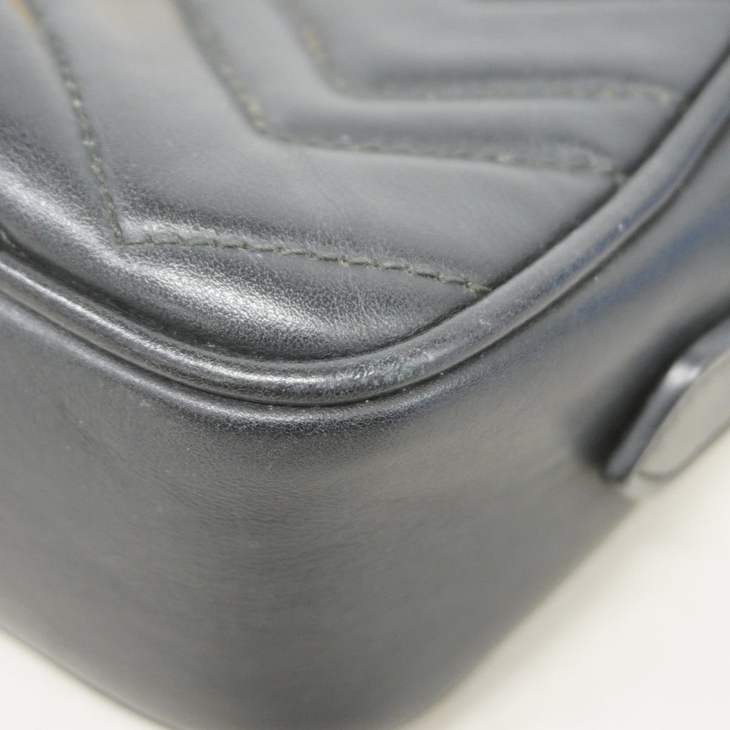 Gucci Marmont, Black, Leather, shoulder