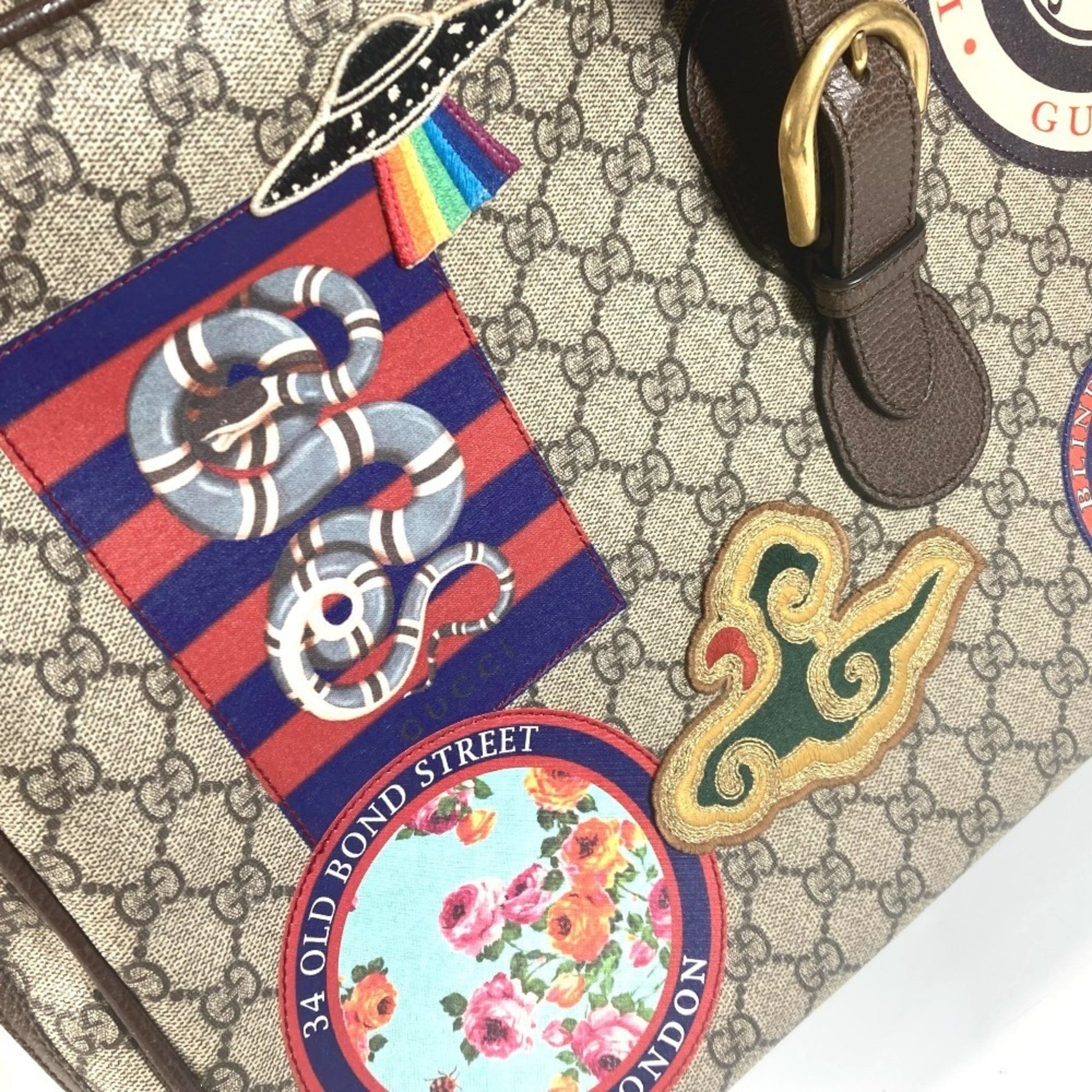 Gucci GG Supreme, Beige, Canvas, travel